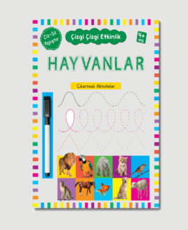 Çizgi Çizgi Etkinlik Hayvanlar 4+Yaş